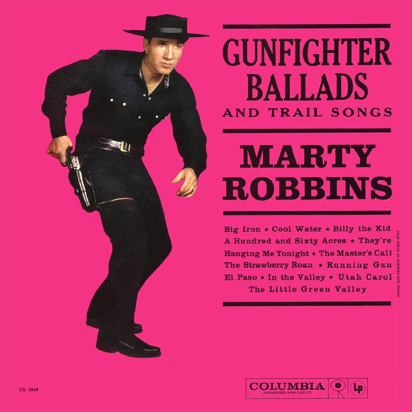 Marty Robbins Sings Gunfighter Ballads & Trail Songs (Silver & Red Bullets N Blood) Vinyl Record