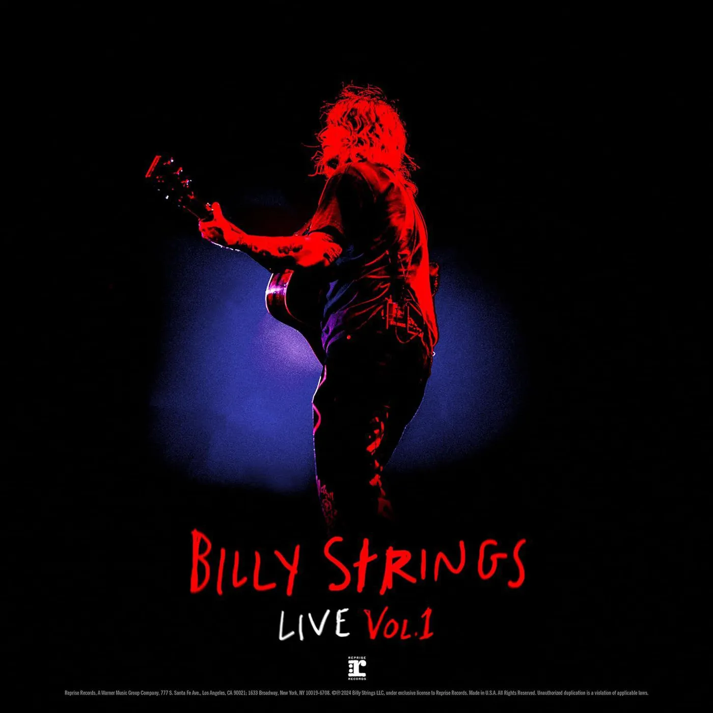 BILLY STRINGS LIVE: VOL. 1 (180G/2LP) Vinyl Record