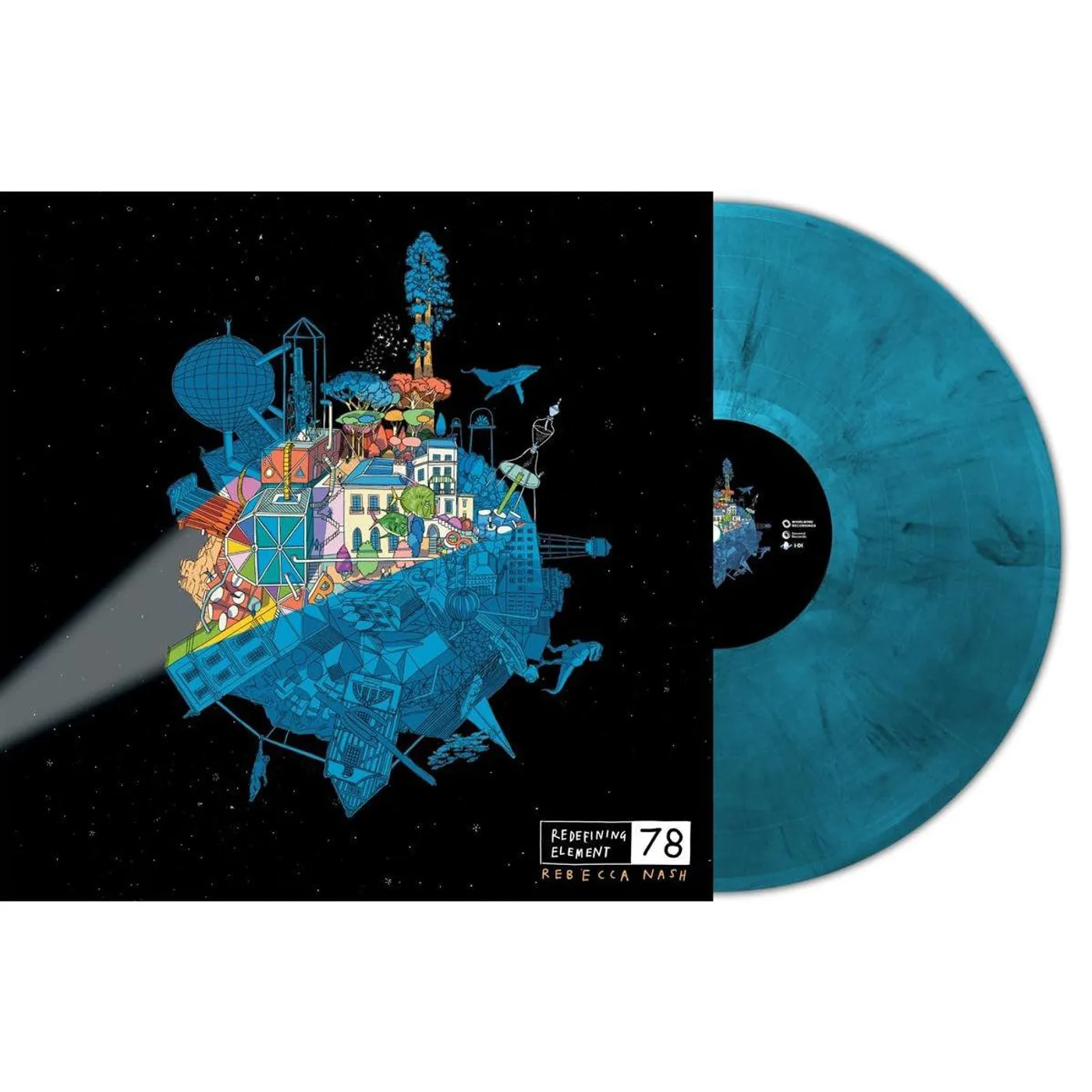 Rebecca Nash Redefining Element 78 (Turquoise Marble) Vinyl Record