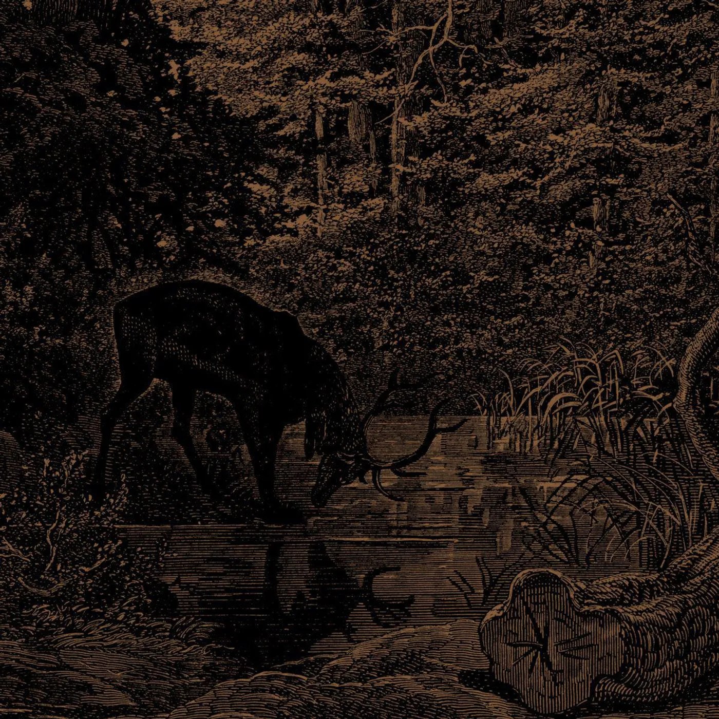 Agalloch Of Stone, Wind & Pillor (Liquid Amber Coloured) Vinyl Record