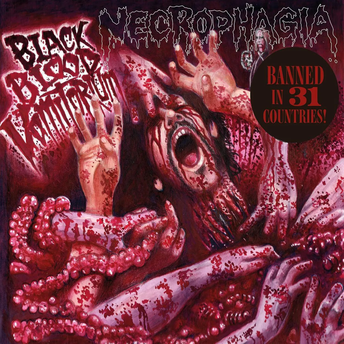 Necrophagia BLACK BLOOD VOMITORIUM Vinyl Record