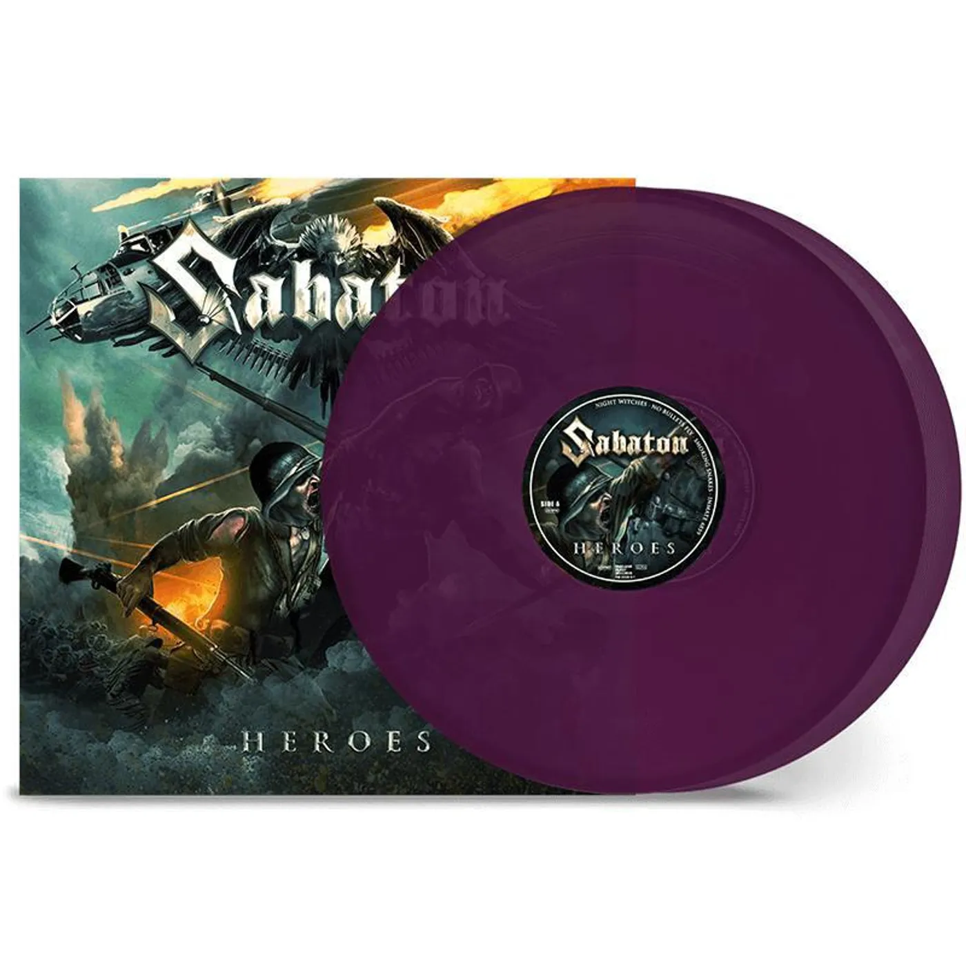 Sabaton Heroes 10Th Anniversary (Trans Violet/2LP) Vinyl Record