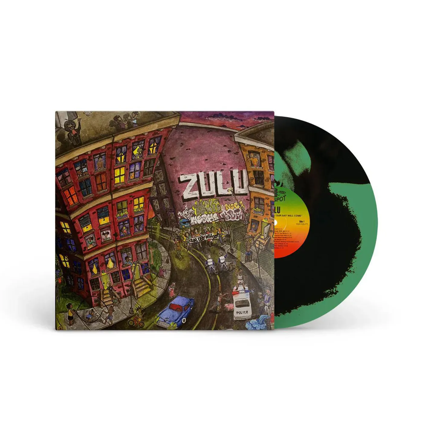 Zulu My People...Hold On / Our Day Will Come (Green) Vinyl Record