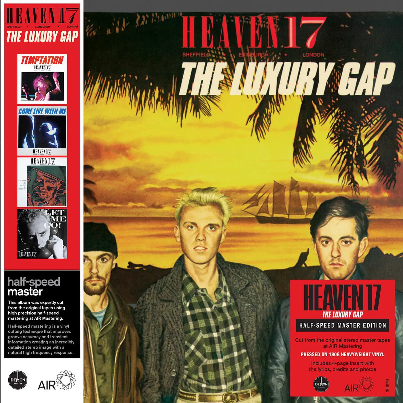 Heaven 17 LUXURY GAP (HALF-SPEED/180G) Vinyl Record