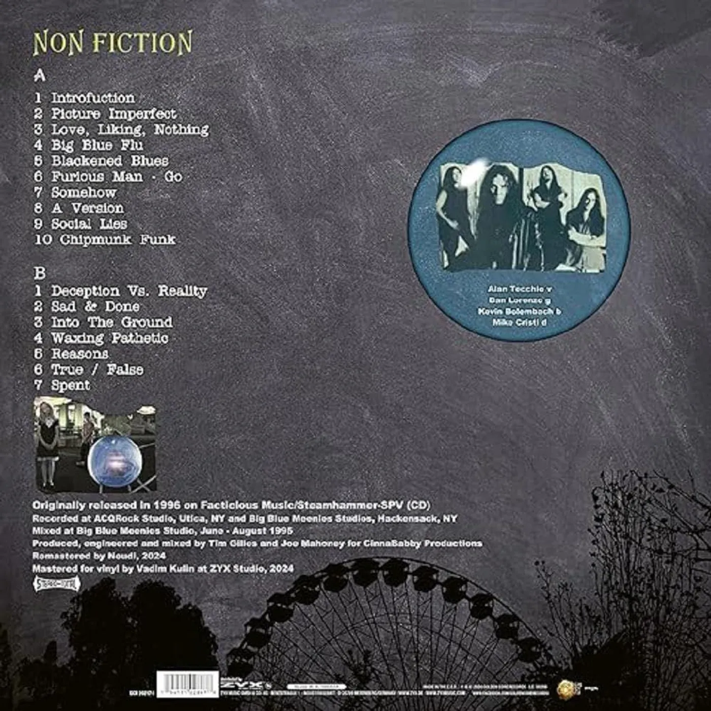 Fiction Non Fiction It's A Wonderful Lie (1996) Vinyl Record