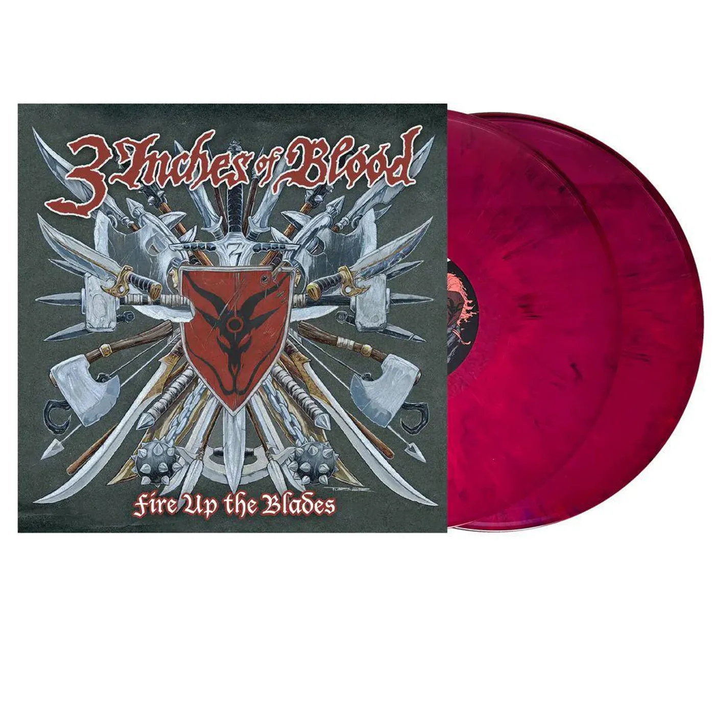 3 Inches Of Blood Fire Up The Blades (Expanded) (Crimson Fire/2LP) Vinyl Record