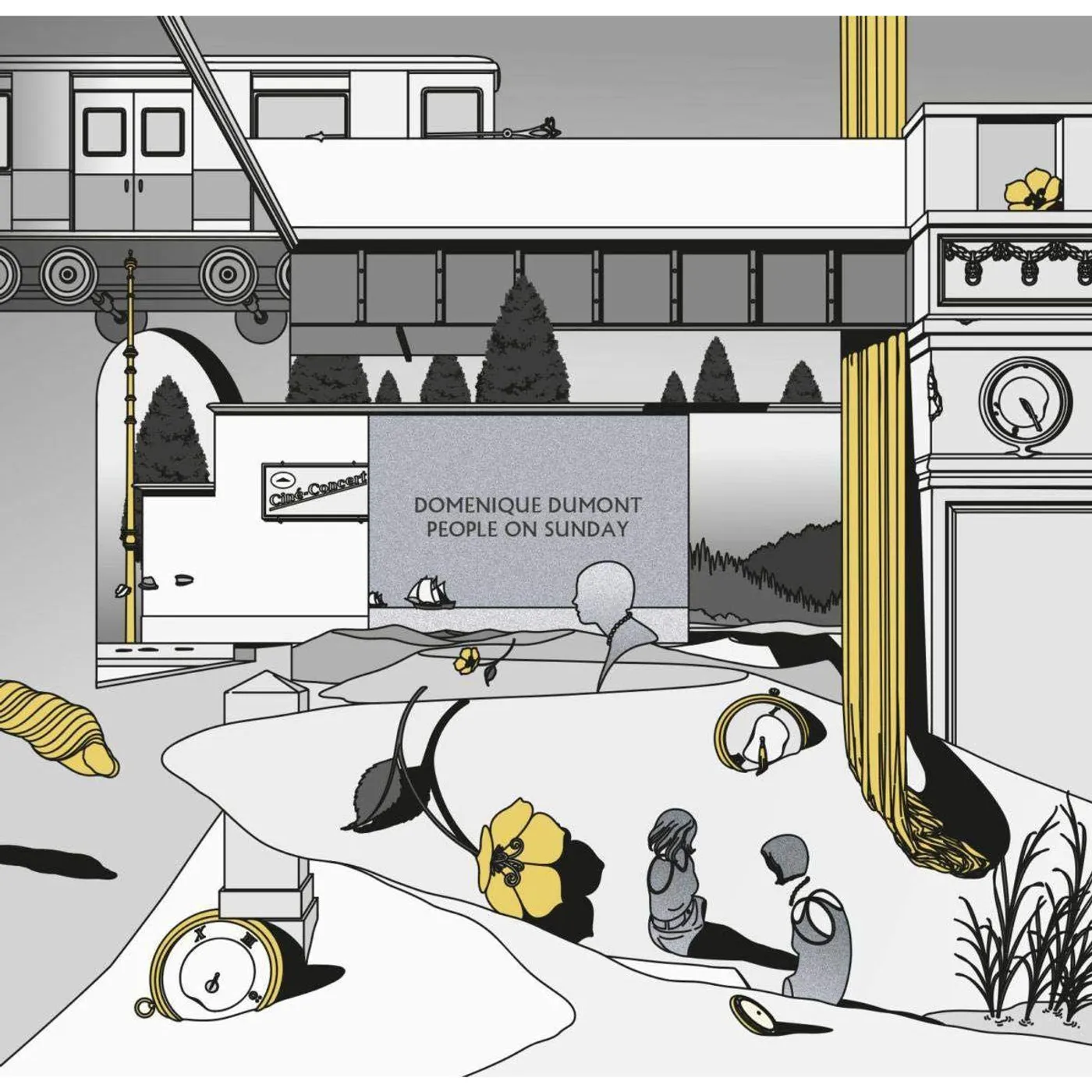 Domenique Dumont People On Sunday (DL Card) Vinyl Record