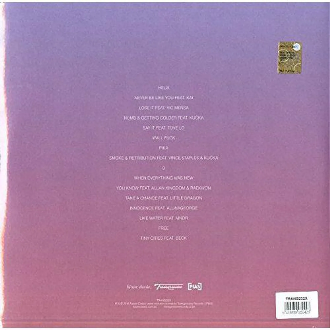 Flume Skin (Clear) Vinyl Record