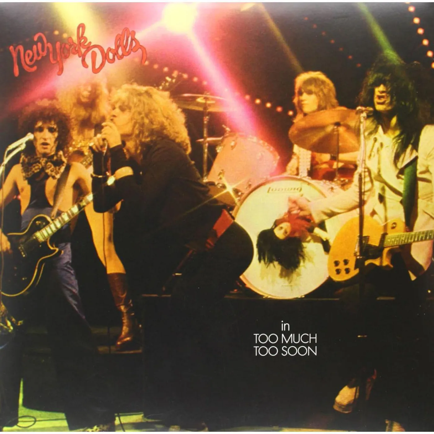 New York Dolls TOO MUCH TOO SOON Vinyl Record
