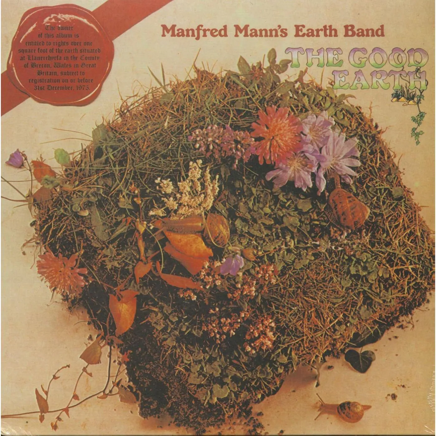 Manfred Mann's Earth Band The Good Earth Vinyl Record