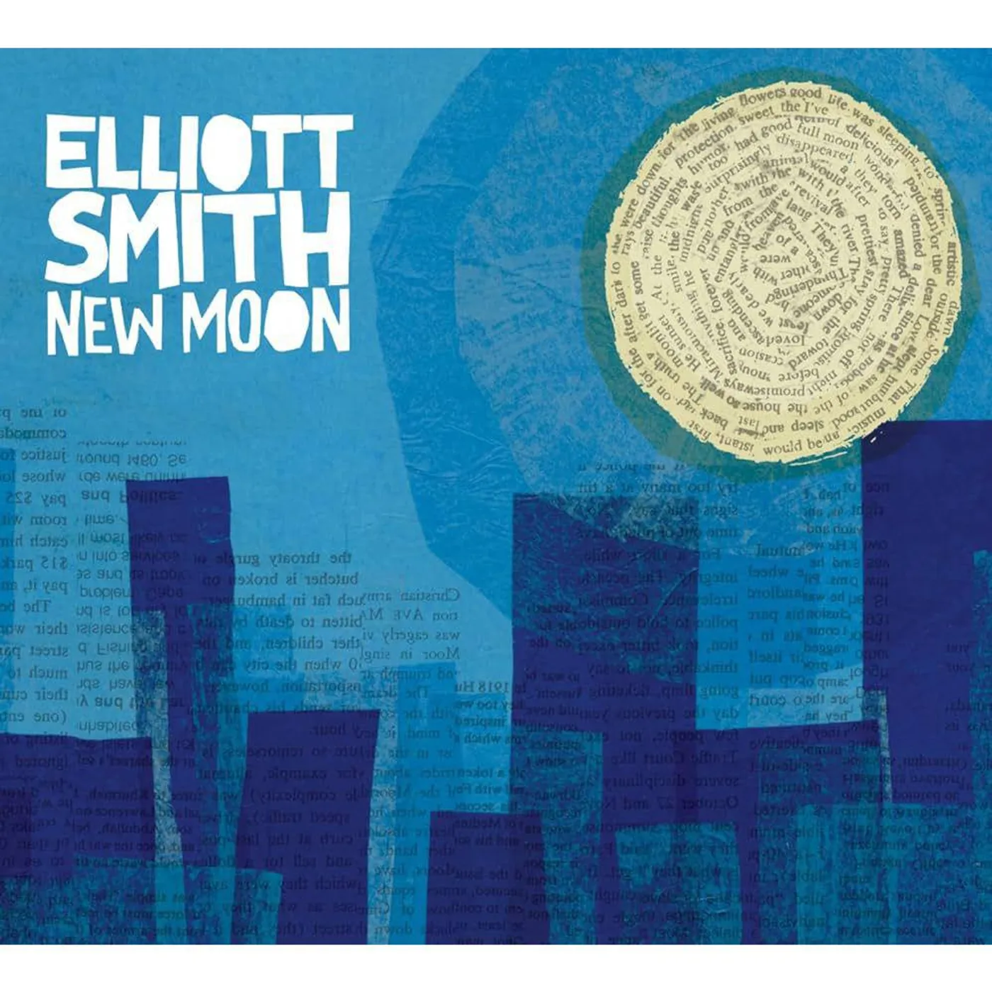 Elliott Smith NEW MOON (METALLIC SILVER VINYL/2LP) (I) Vinyl Record