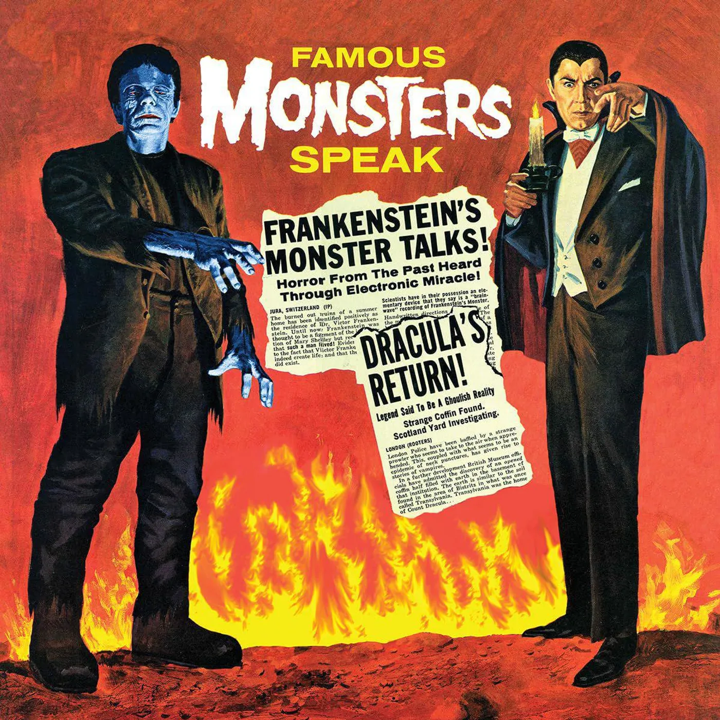 Gabriel Dell FAMOUS MONSTERS SPEAK (RED & BLACK VINYL) Vinyl Record