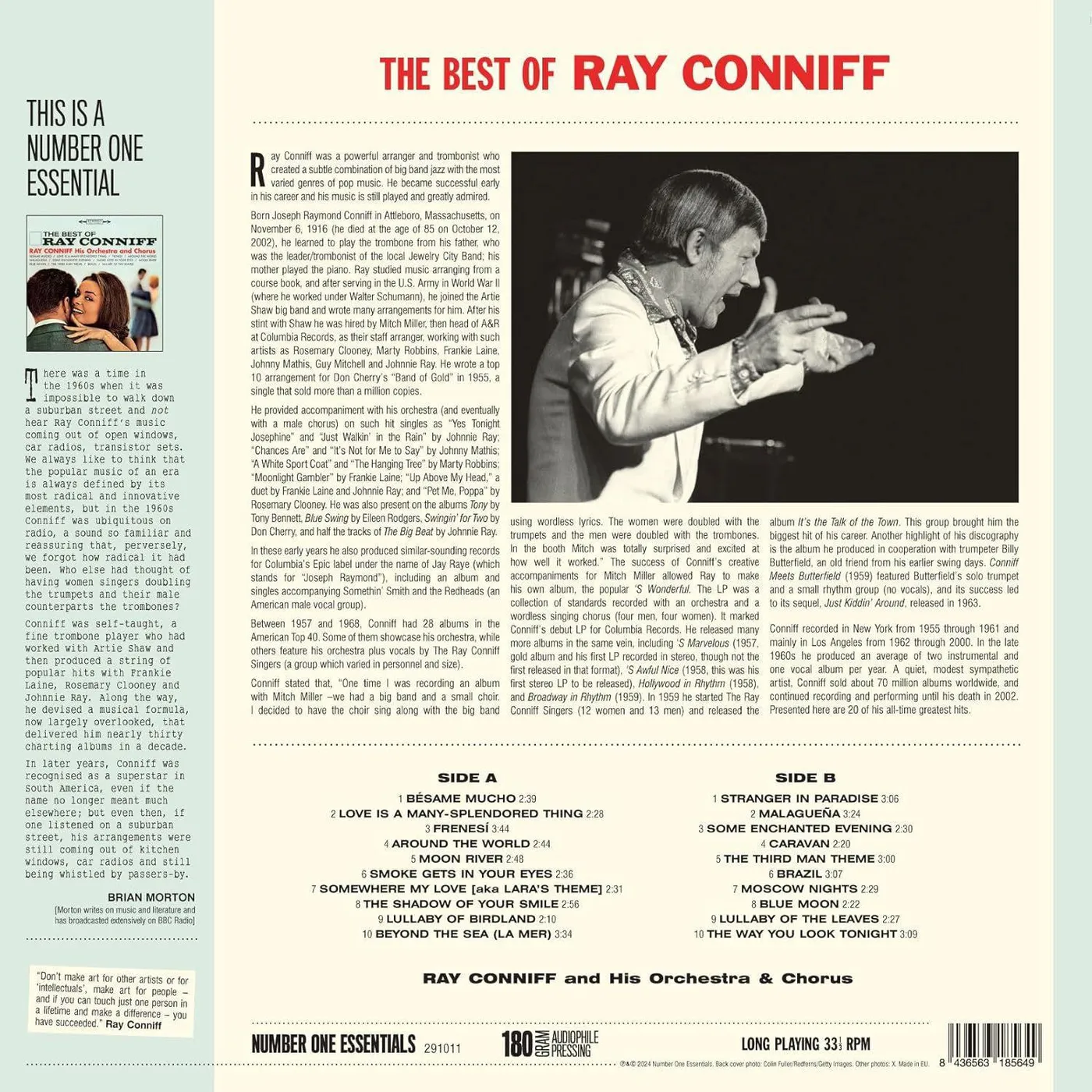 Best Of Ray Conniff (Limited Edition) Vinyl Record