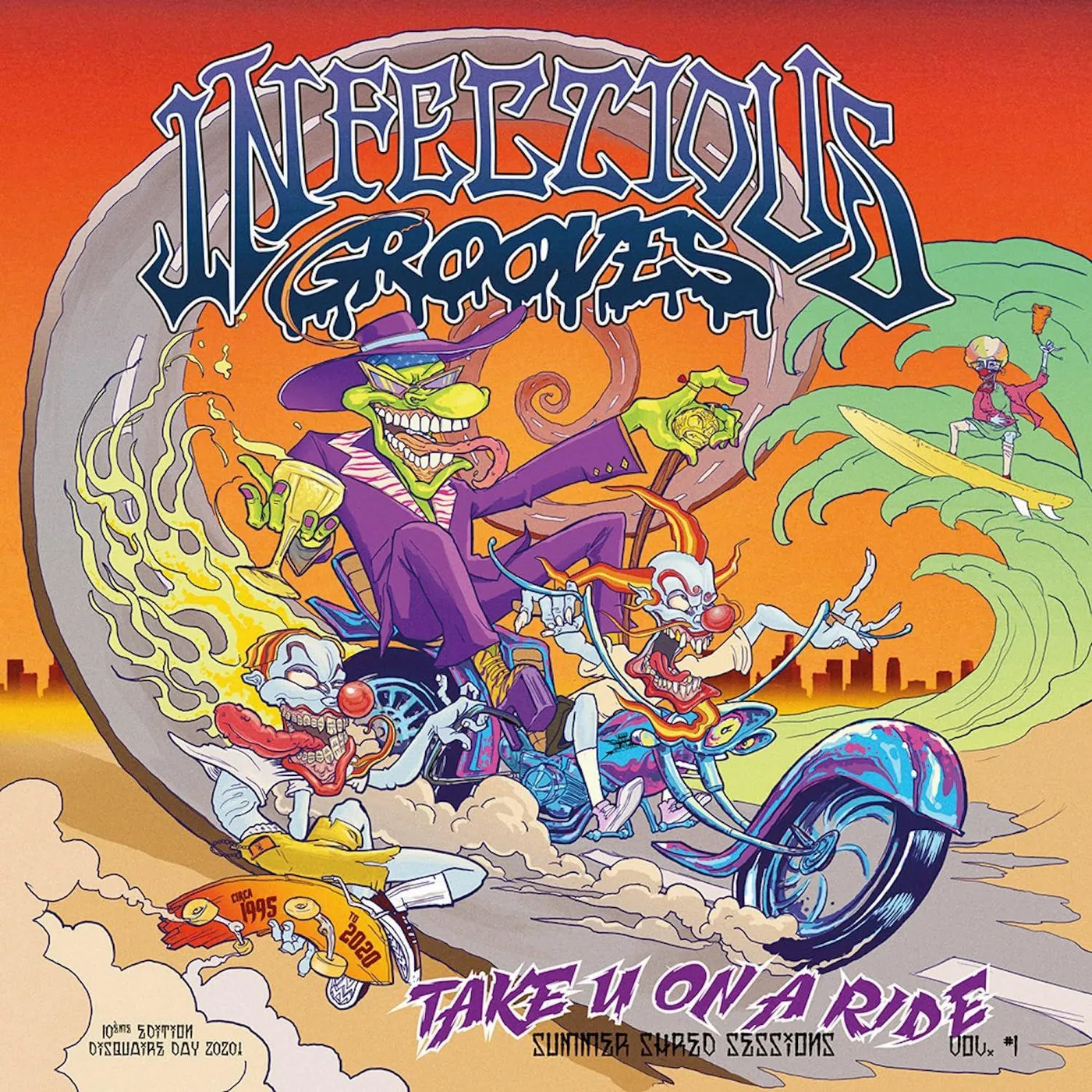 Infectious Grooves Take U on a Ride (Purple) Vinyl Record