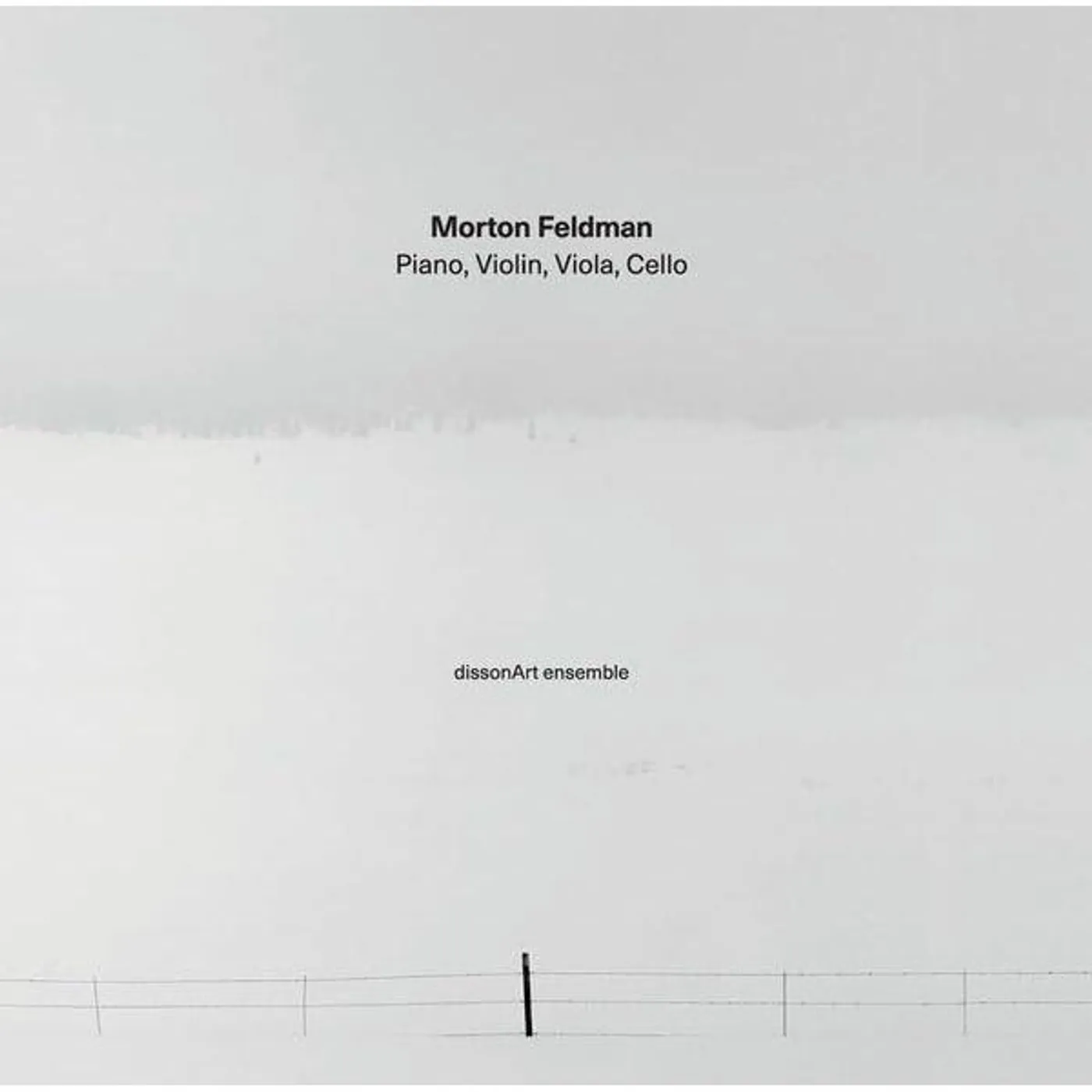 Morton Feldman Piano, Violin, Viola, Cello Vinyl Record