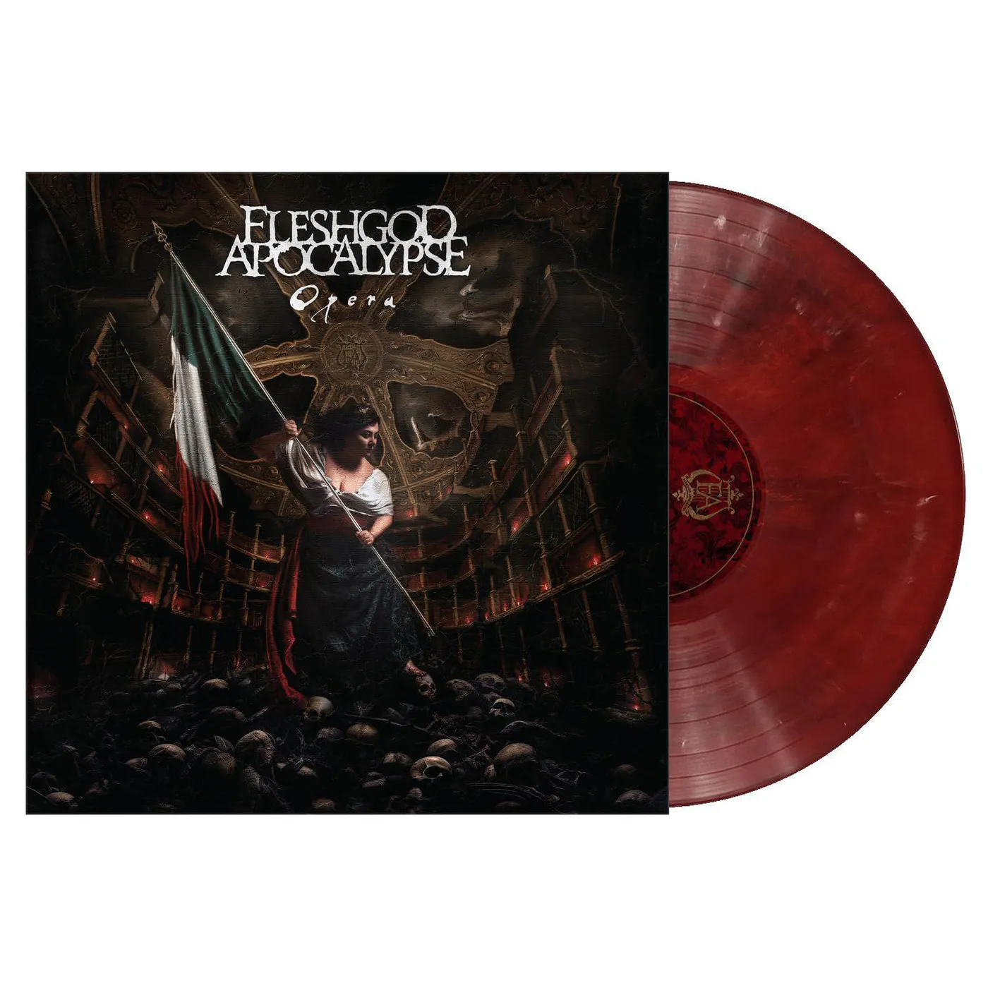 Fleshgod Apocalypse Opera (Red Marble) Vinyl Record