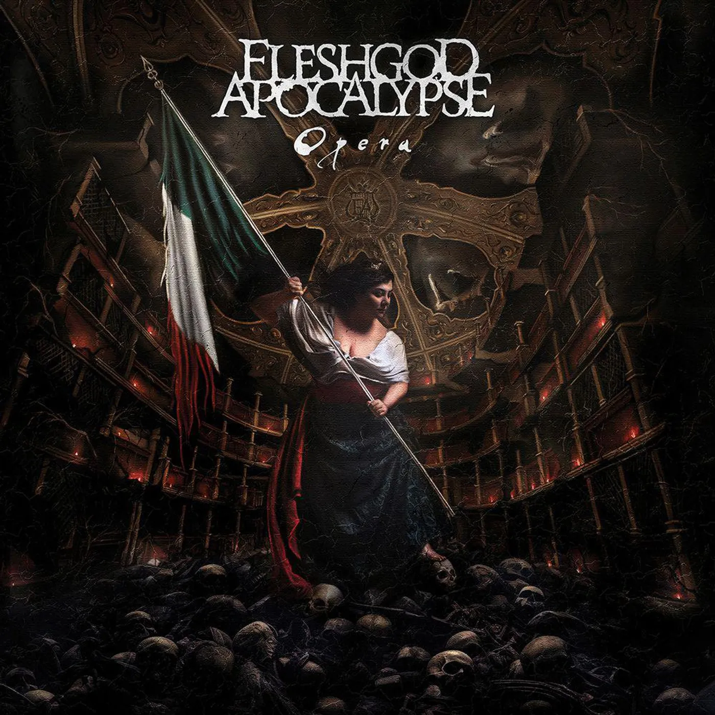 Fleshgod Apocalypse Opera (Red Marble) Vinyl Record