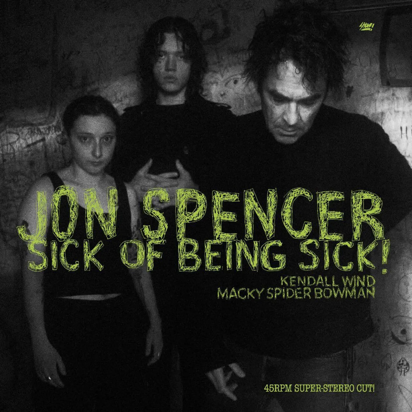 Jon Spencer Sick of Being Sick! (Clear) Vinyl Record