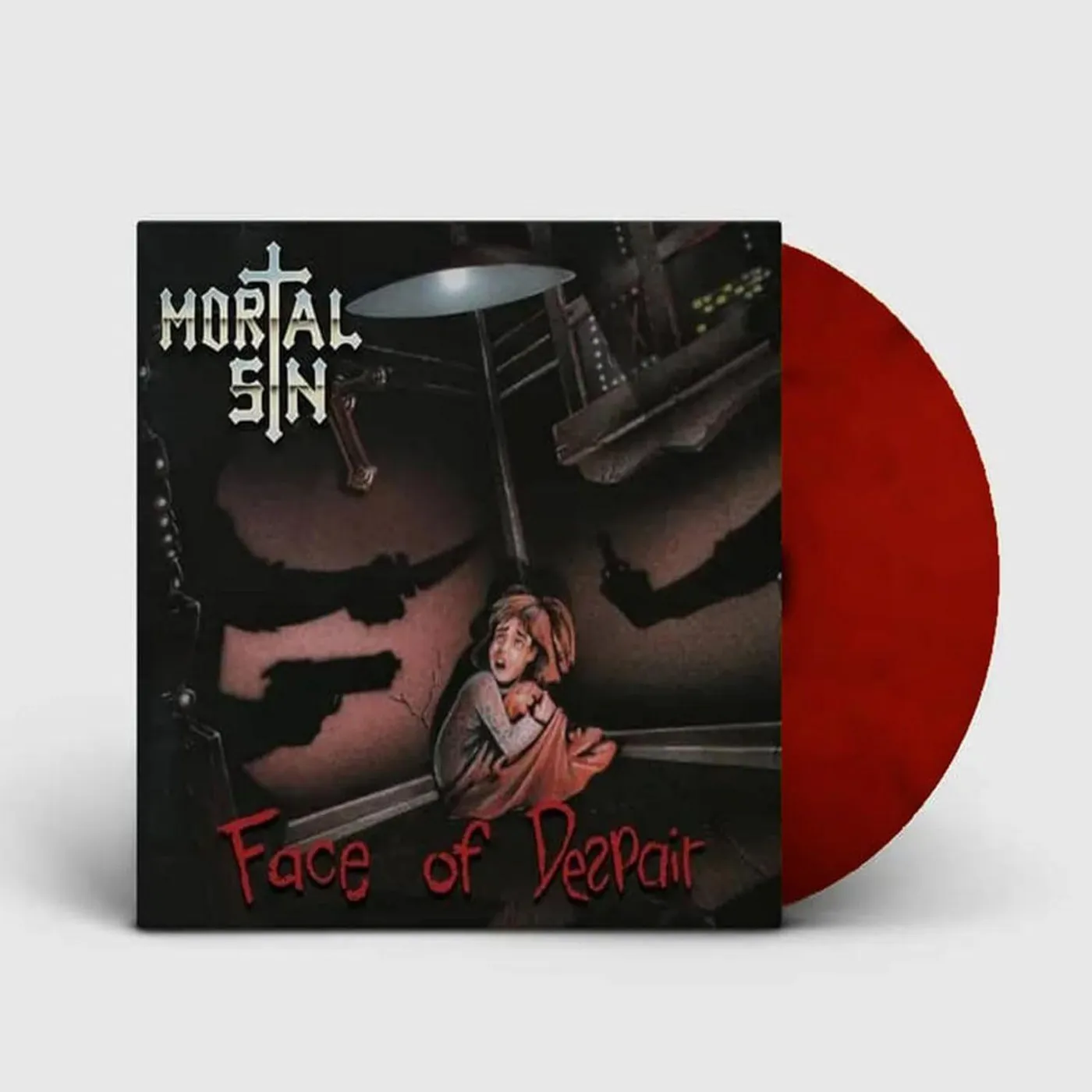 Mortal Sin Face Of Despair (Dark Red) Vinyl Record