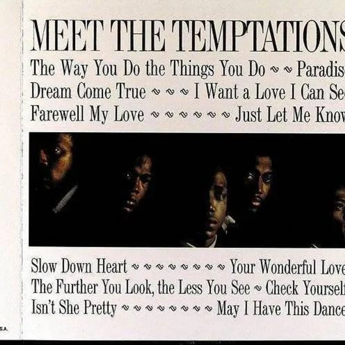 MEET THE TEMPTATIONS (ORIGINAL MONO MASTER) Vinyl Record