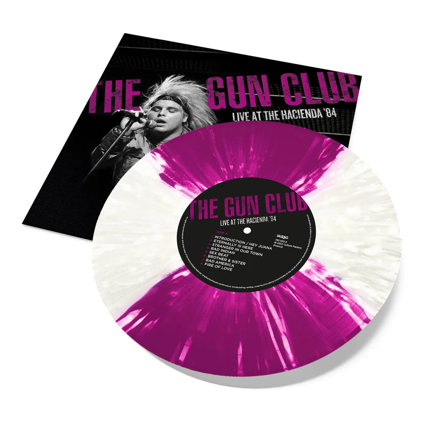 The Gun Club Live At The Hacienda '84 (Split Purple & White Vinyl Record) (RSD)