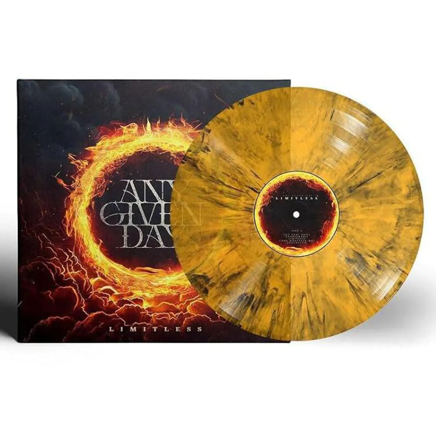Any Given Day Limitless (Orange Transparent/Black Splatter) Vinyl Record