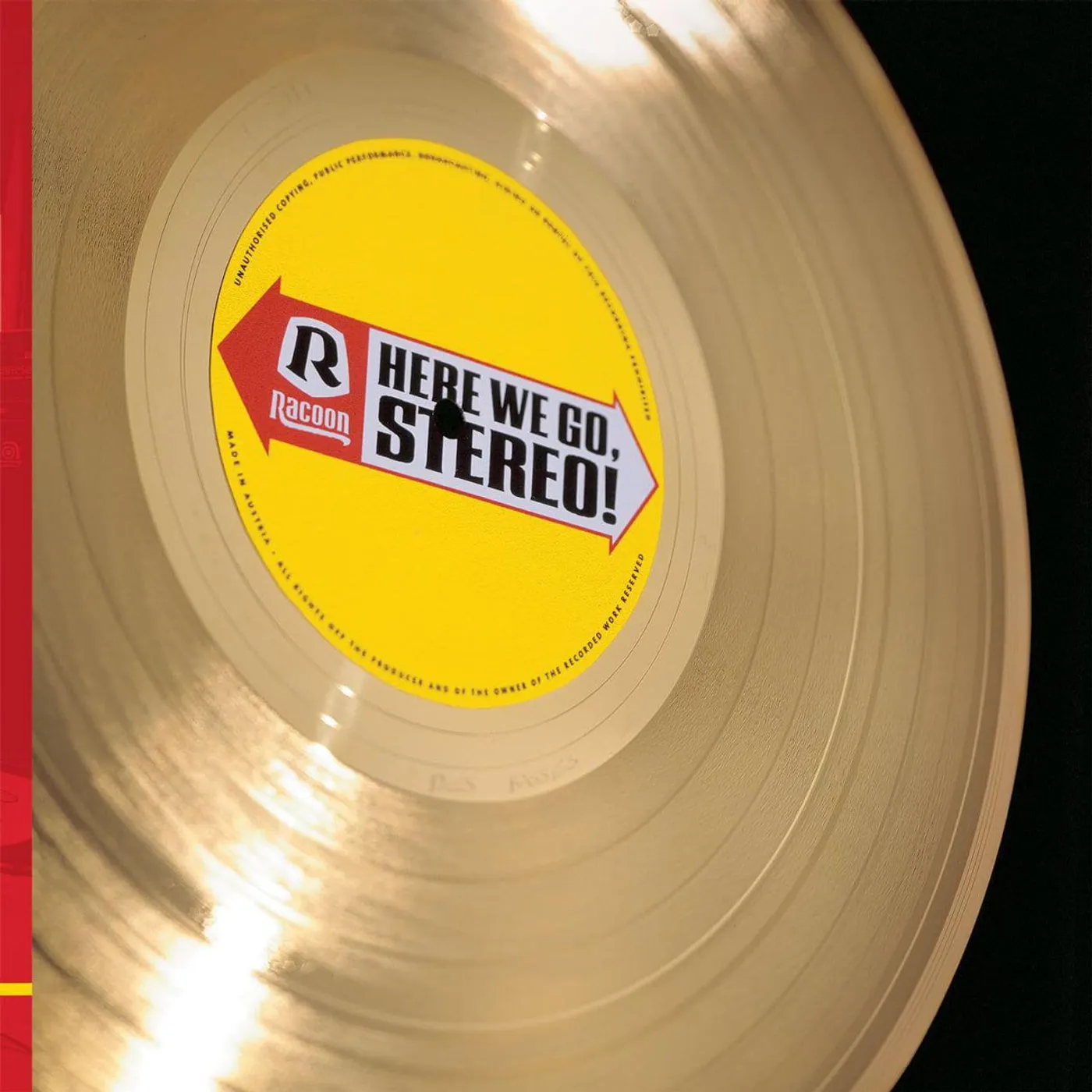 Racoon Here We Go, Stereo! (180g/Limited Red) Vinyl Record