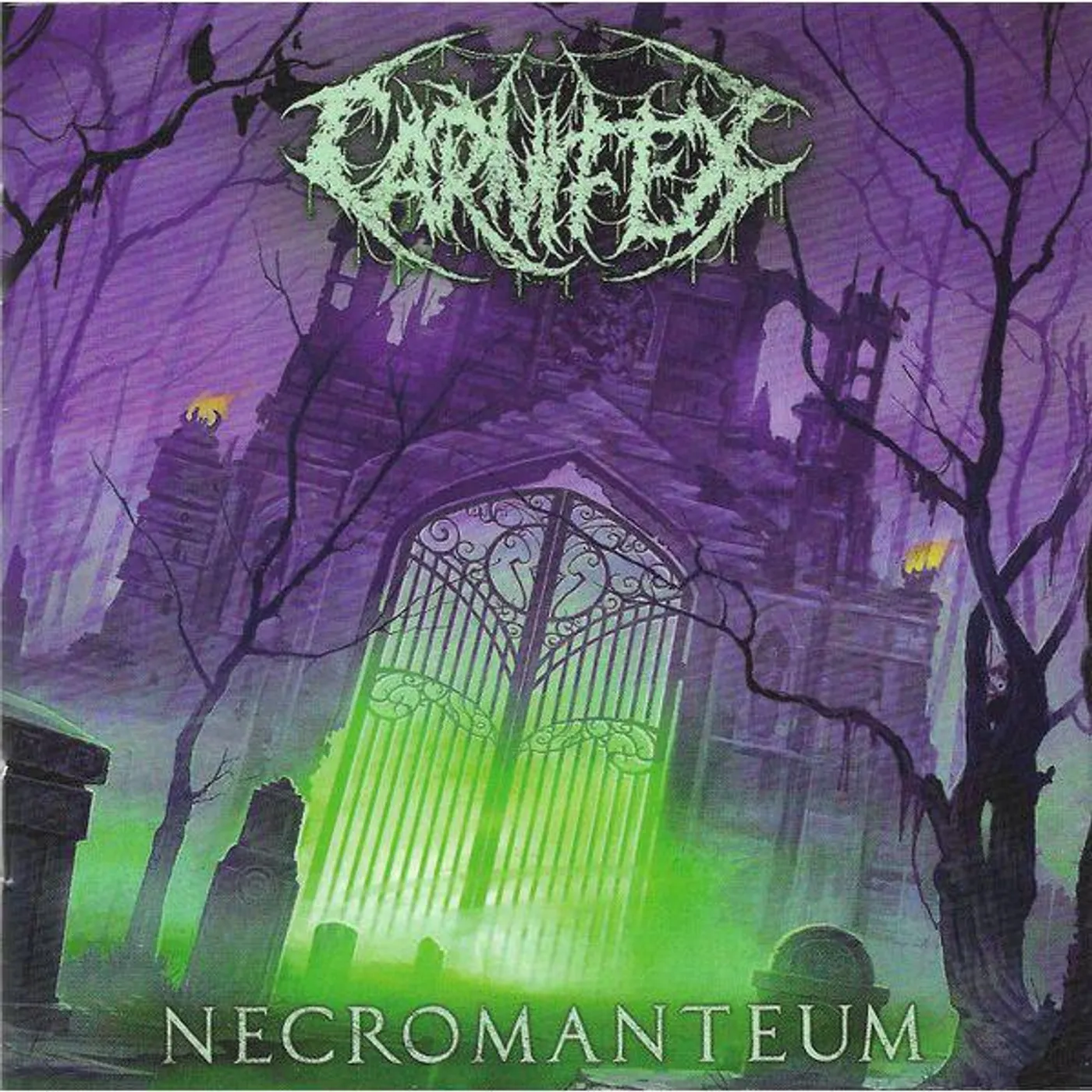 Carnifex Necromanteum (Neon Green & Purple) Vinyl Record