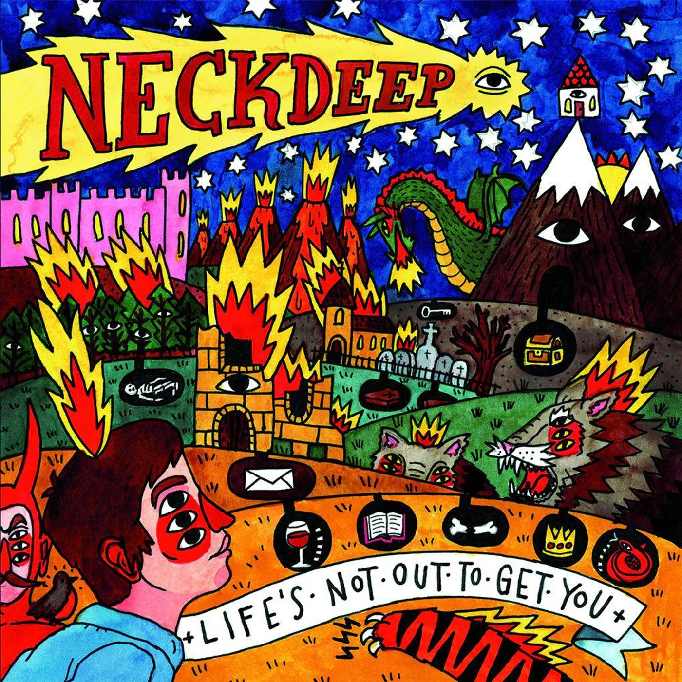 Neck Deep Life's Not Out To Get You (Pink) Vinyl Record
