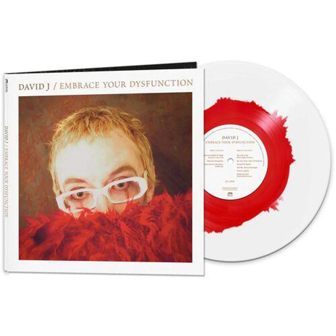 David J Embrace Your Dysfunction (Red/White Haze/Reissue) Vinyl Record