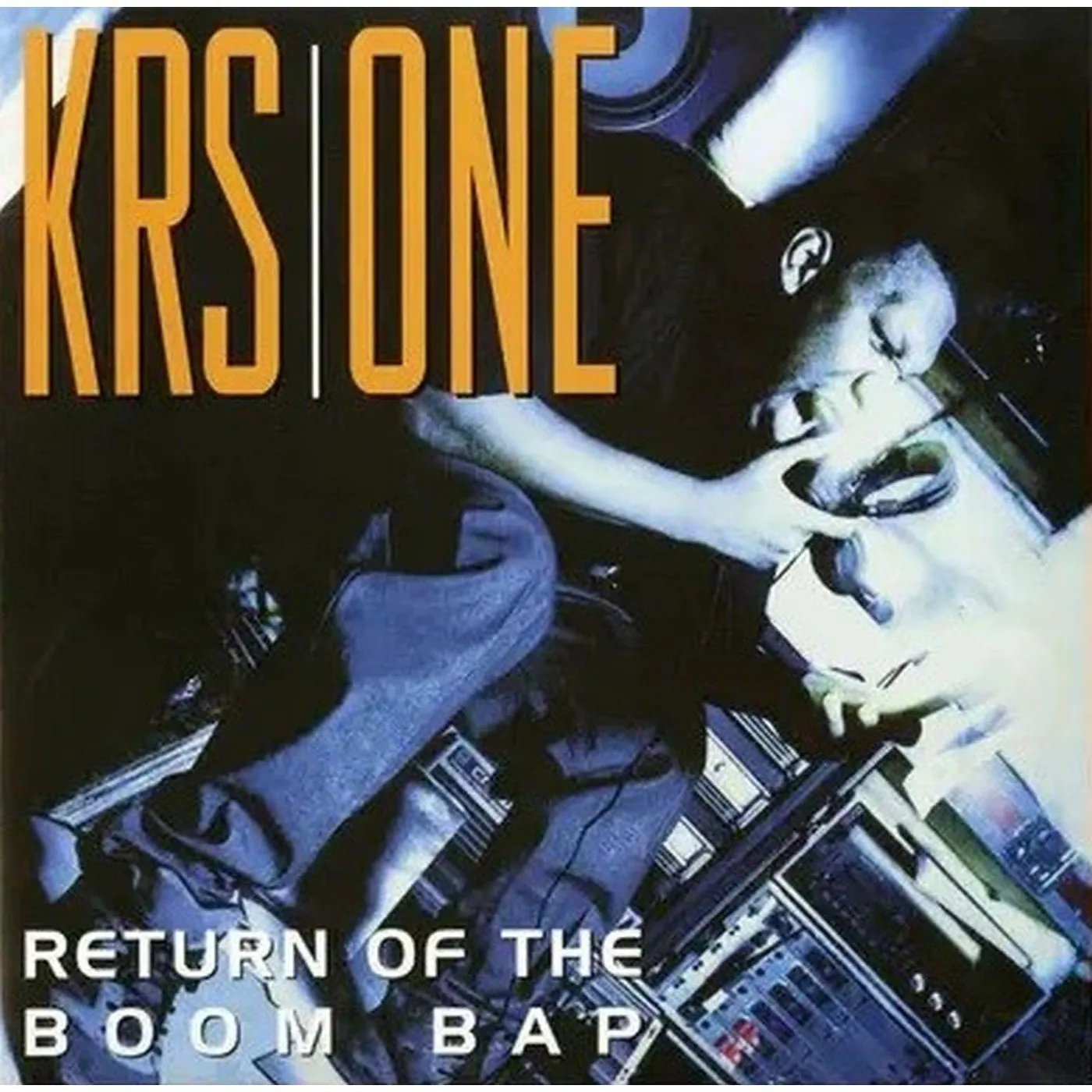 KRS-One RETURN OF THE BOOM BAP (BLUE SWIRL & ORANGE SWIRL COLORED VINYL) Vinyl Record