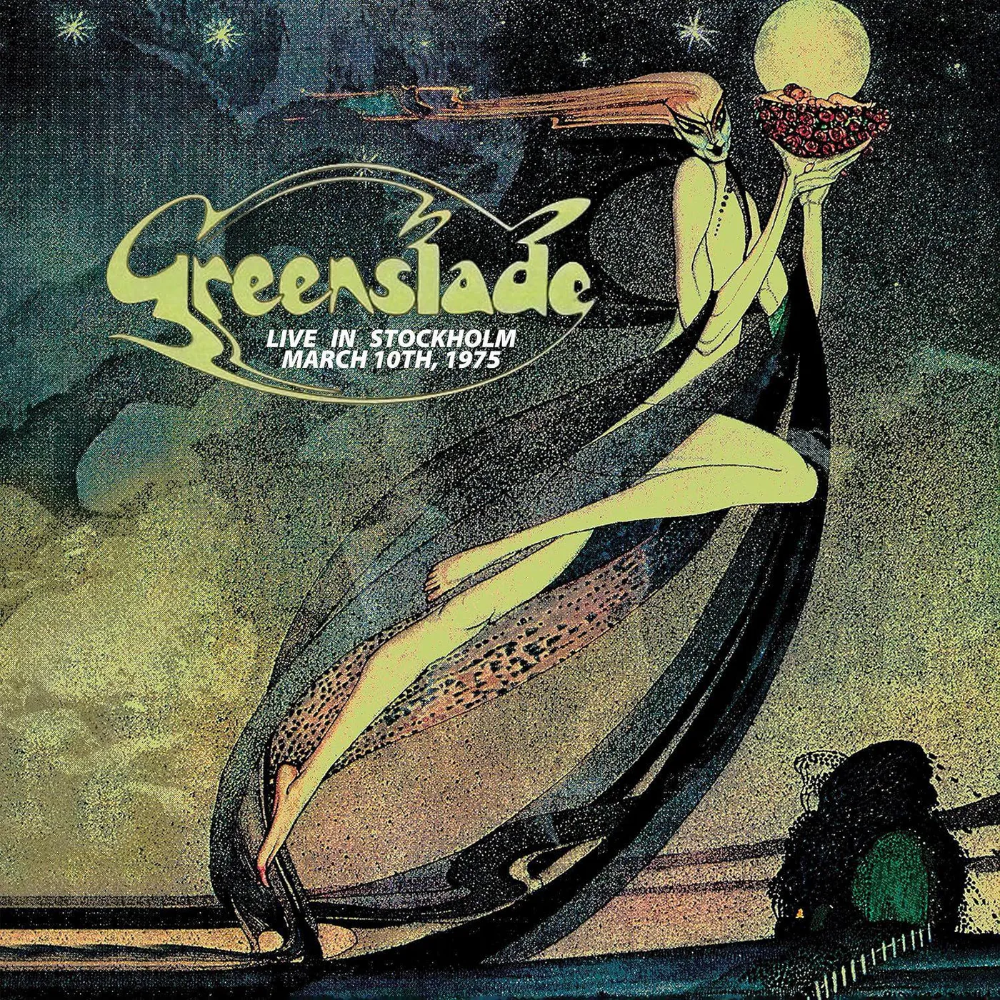 Greenslade LIVE IN STOCKHOLM (GREEN SPLATTER VINYL) Vinyl Record