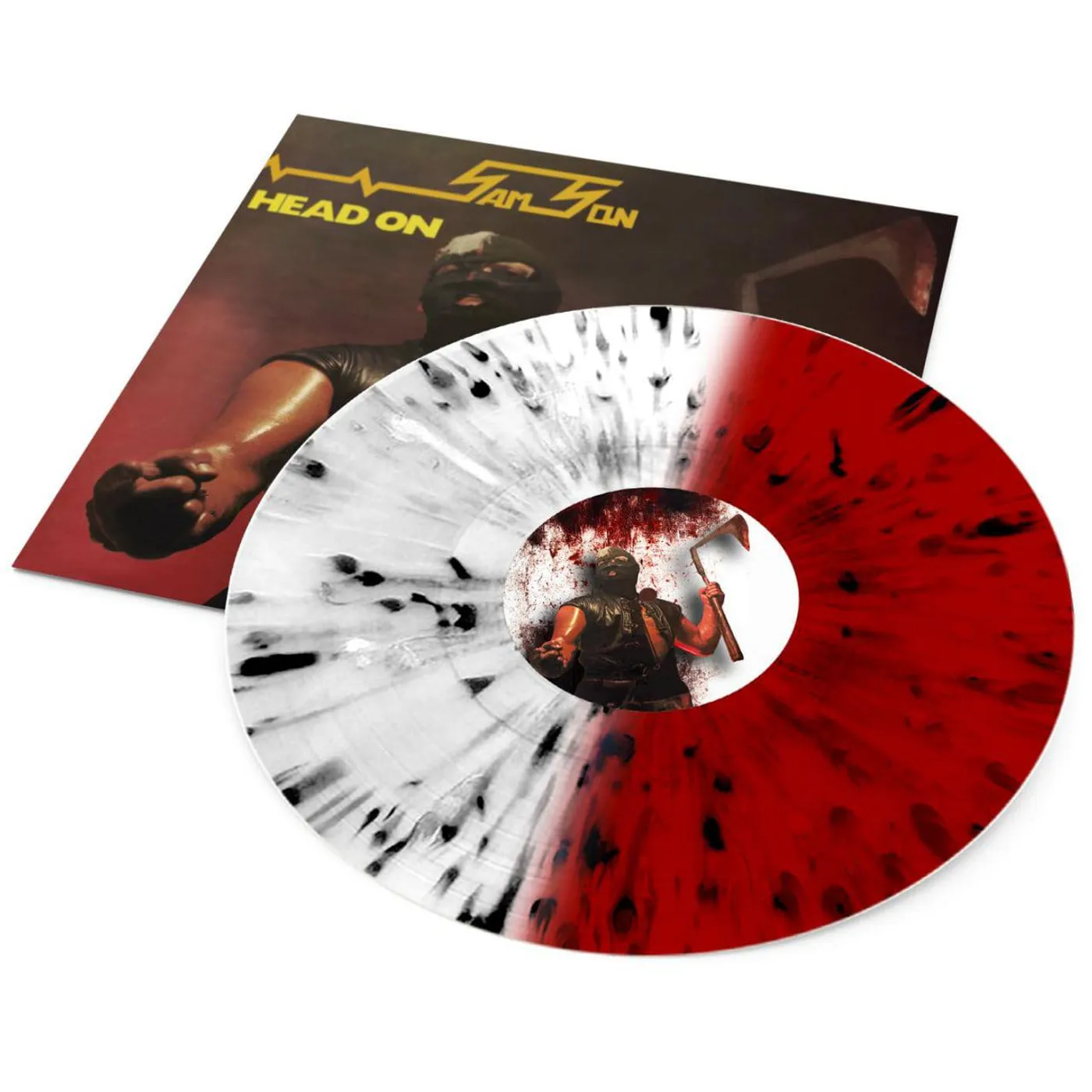 Samson Head On (Red/Clear Splatter Effect) Vinyl Record