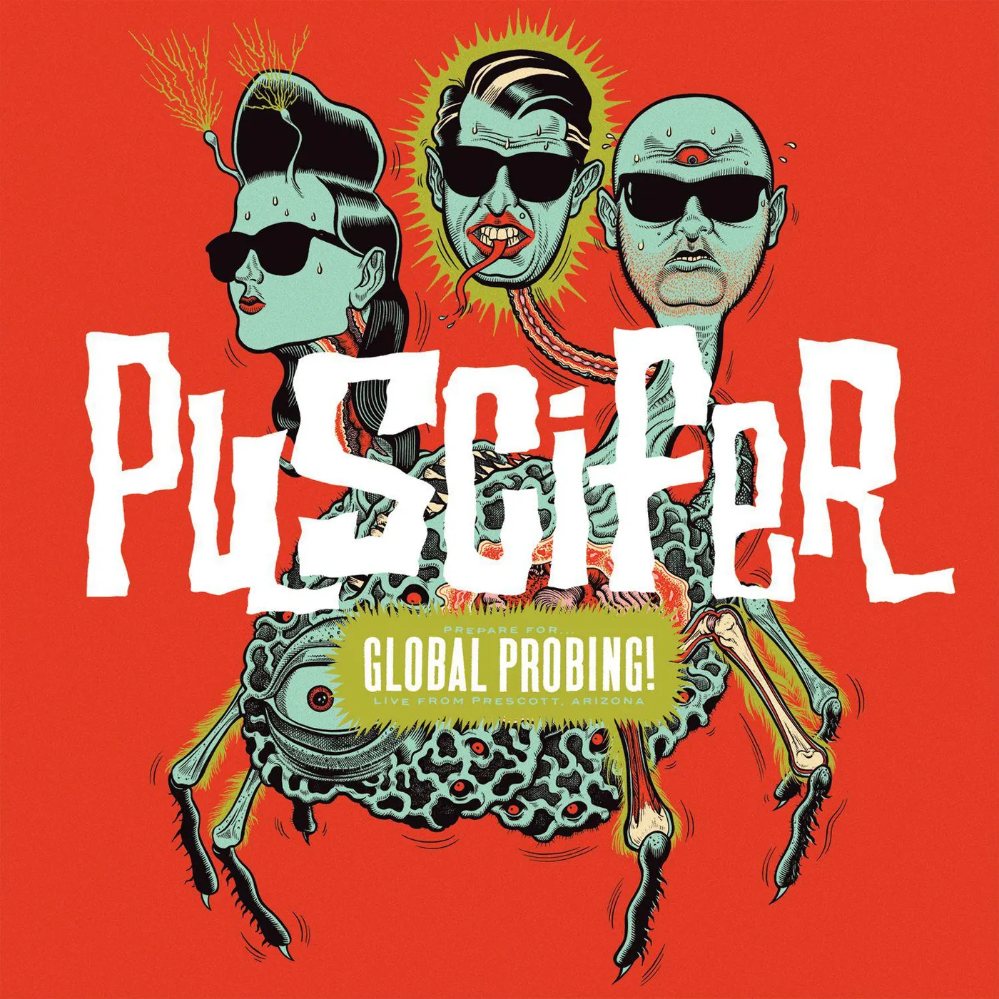Puscifer Global Probing Live (2LP/Glow-in-the-dark) Vinyl Record
