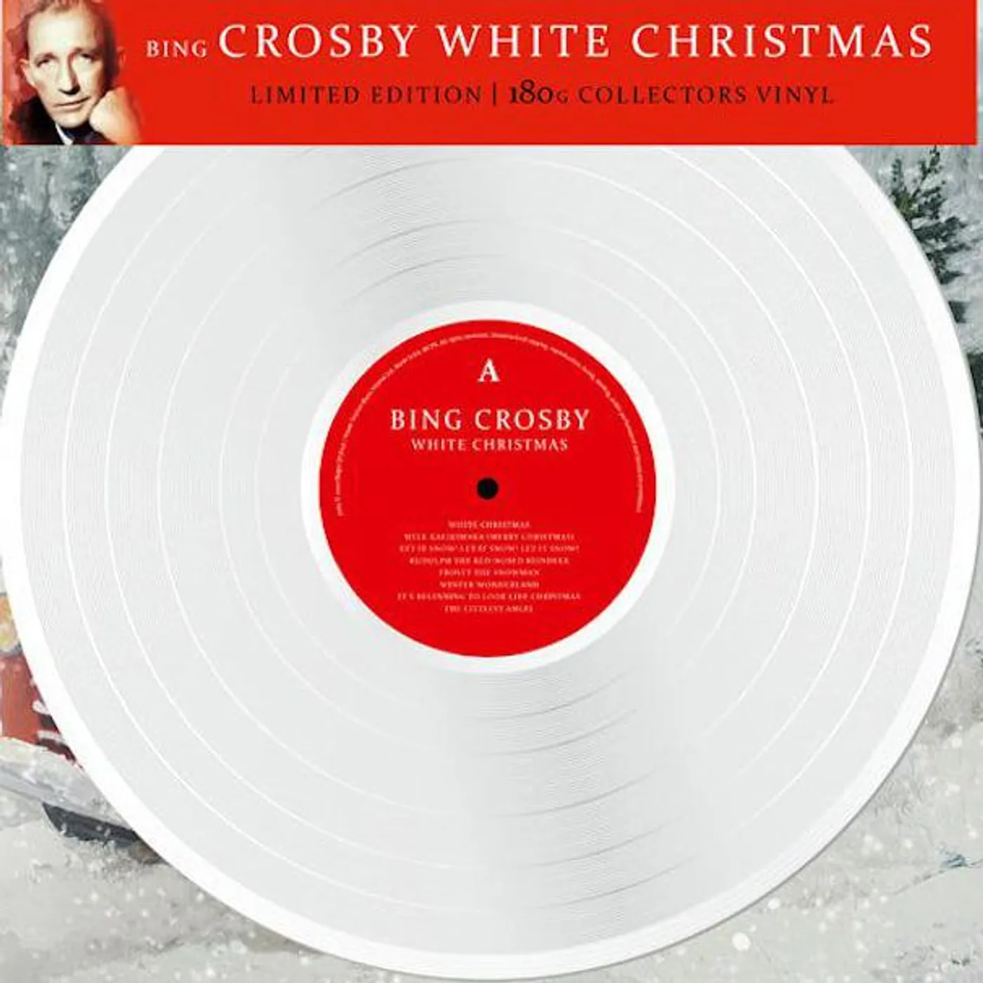 Bing Crosby White Christmas (White) Vinyl Record