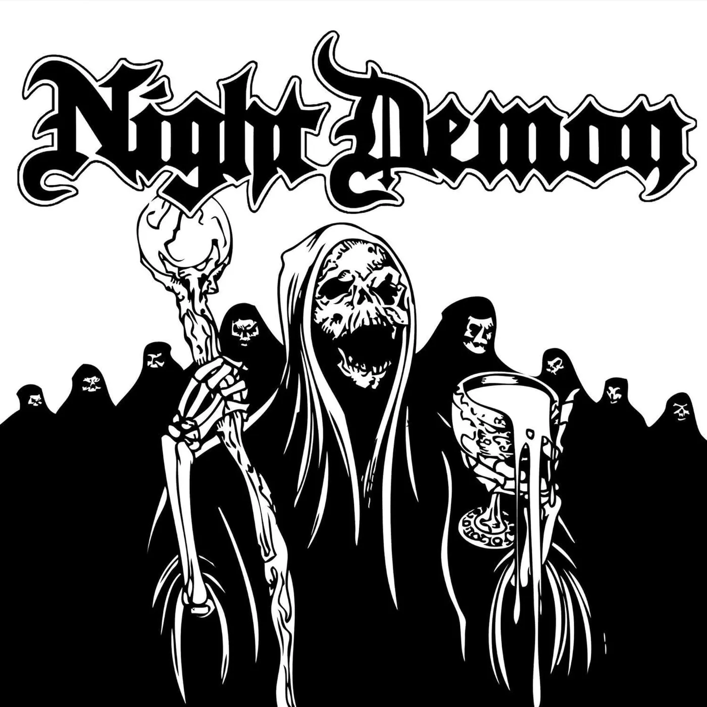  Night Demon S/T (Deluxe/Reissue/Black & White Smash) Vinyl Record