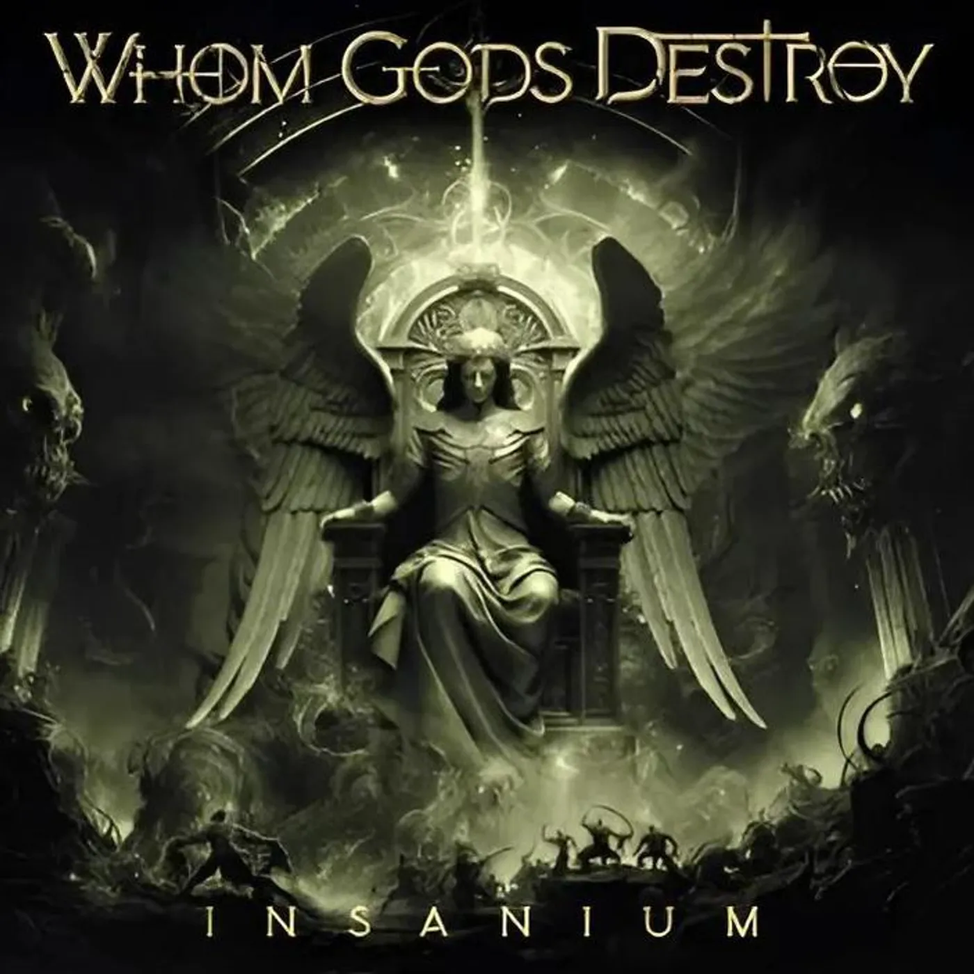 Whom Gods Destroy Insanium (Custard/2LP/US Version) Vinyl Record
