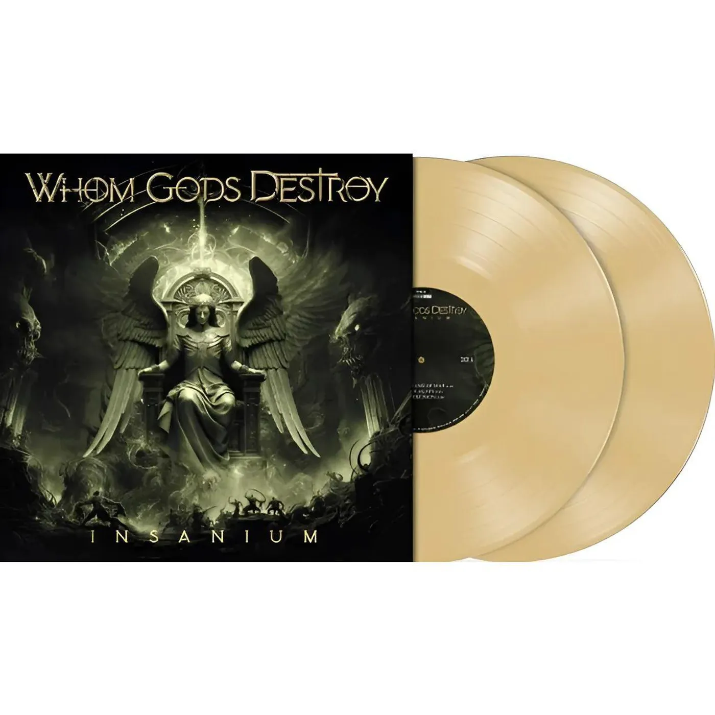 Whom Gods Destroy Insanium (Custard/2LP/US Version) Vinyl Record