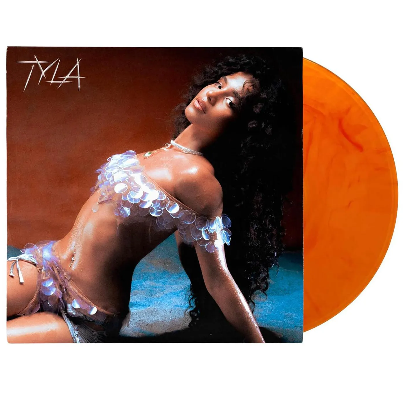  Tyla (Orange W/ Red Swirl) Vinyl Record