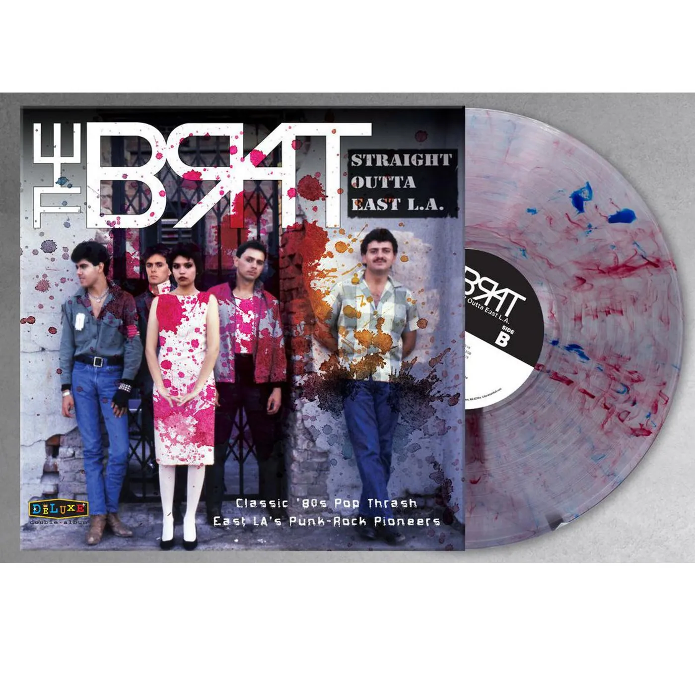 Brat Straight Outta East L.A. (Clear Red & Blue Swirl Vinyl/2LP) Vinyl Record