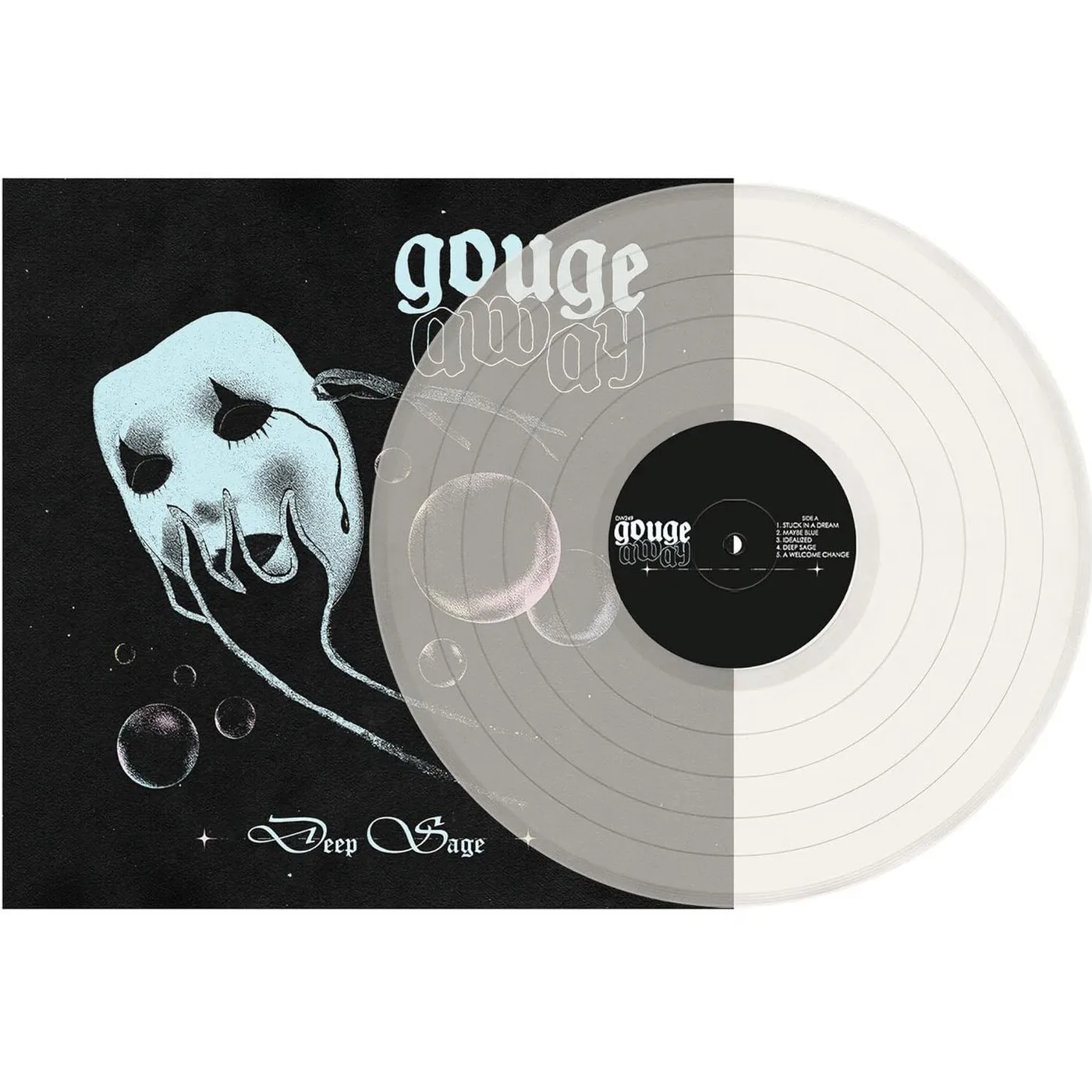 Gouge Away Deep Sage (Cloudy Clear) Vinyl Record