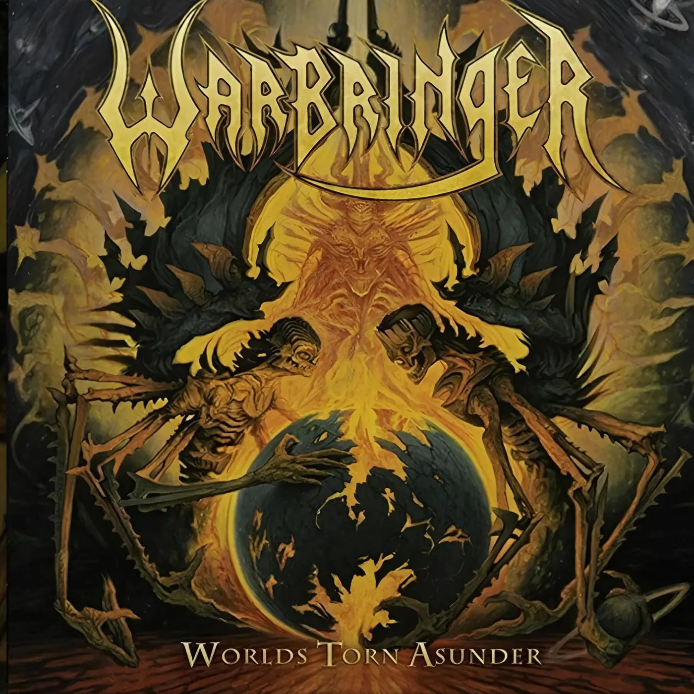 Warbringer Worlds Torn Asunder (Blue) Vinyl Record