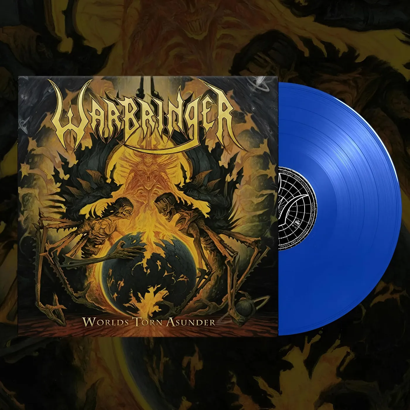 Warbringer Worlds Torn Asunder (Blue) Vinyl Record