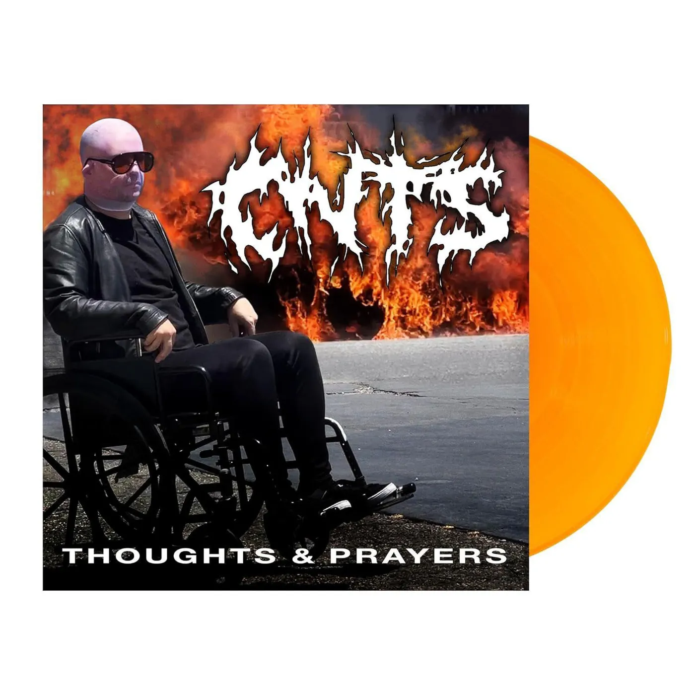CNTS Thoughts & Prayers (Translucent Orange) Vinyl Record