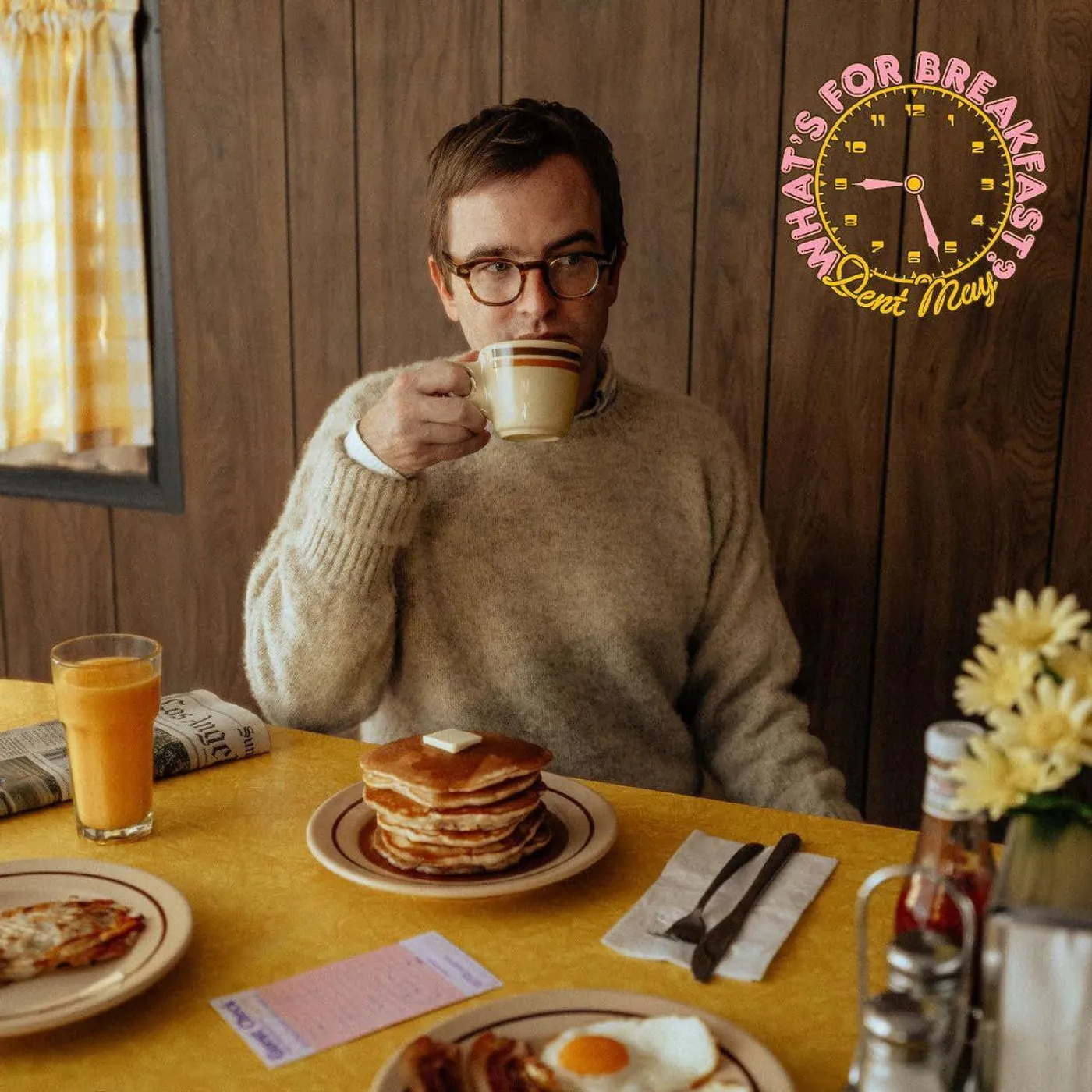 Dent May What's For Breakfast (Pink) Vinyl Record