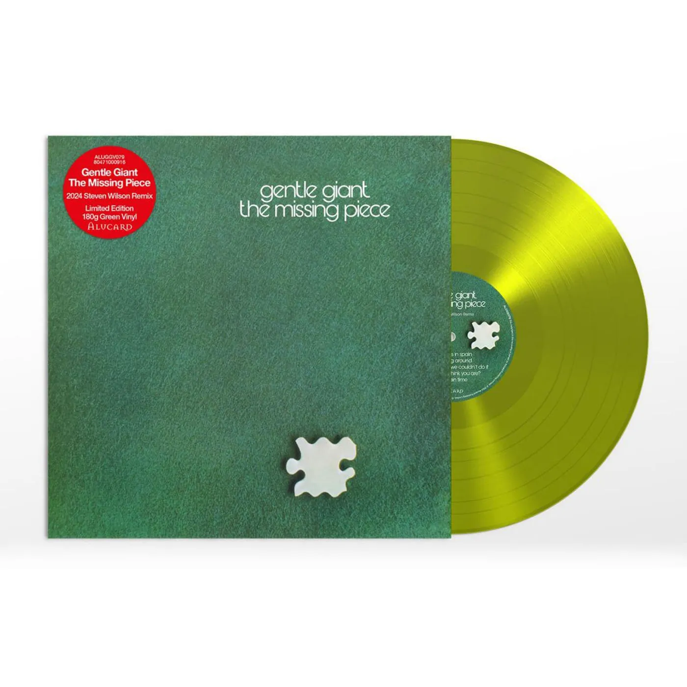 Gentle Giant The Missing Piece - Steven Wilson Remix (Transparent Green) Vinyl Record