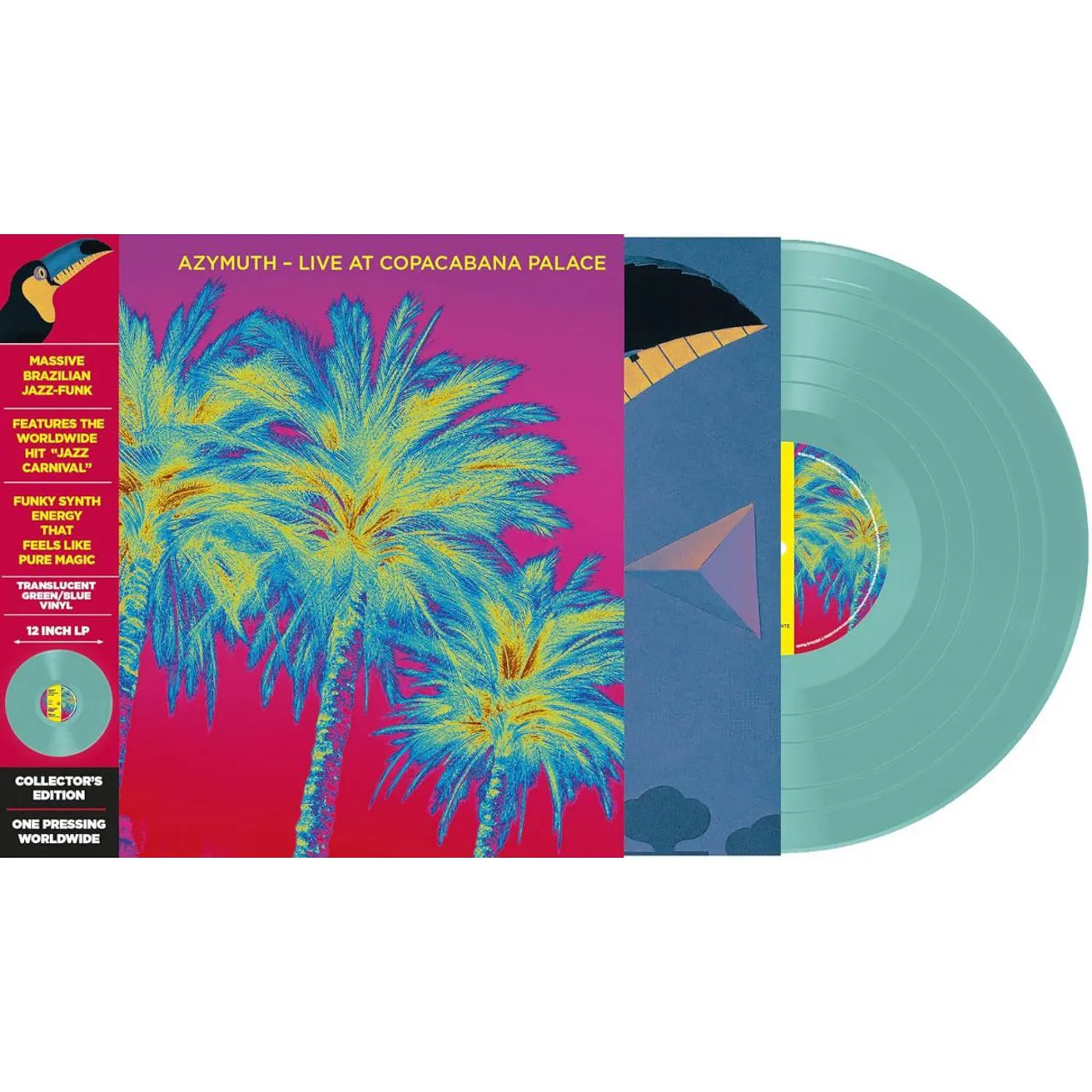 Azymuth Live at Copacabana Palace (Deluxe/Blue, Green) Vinyl Record