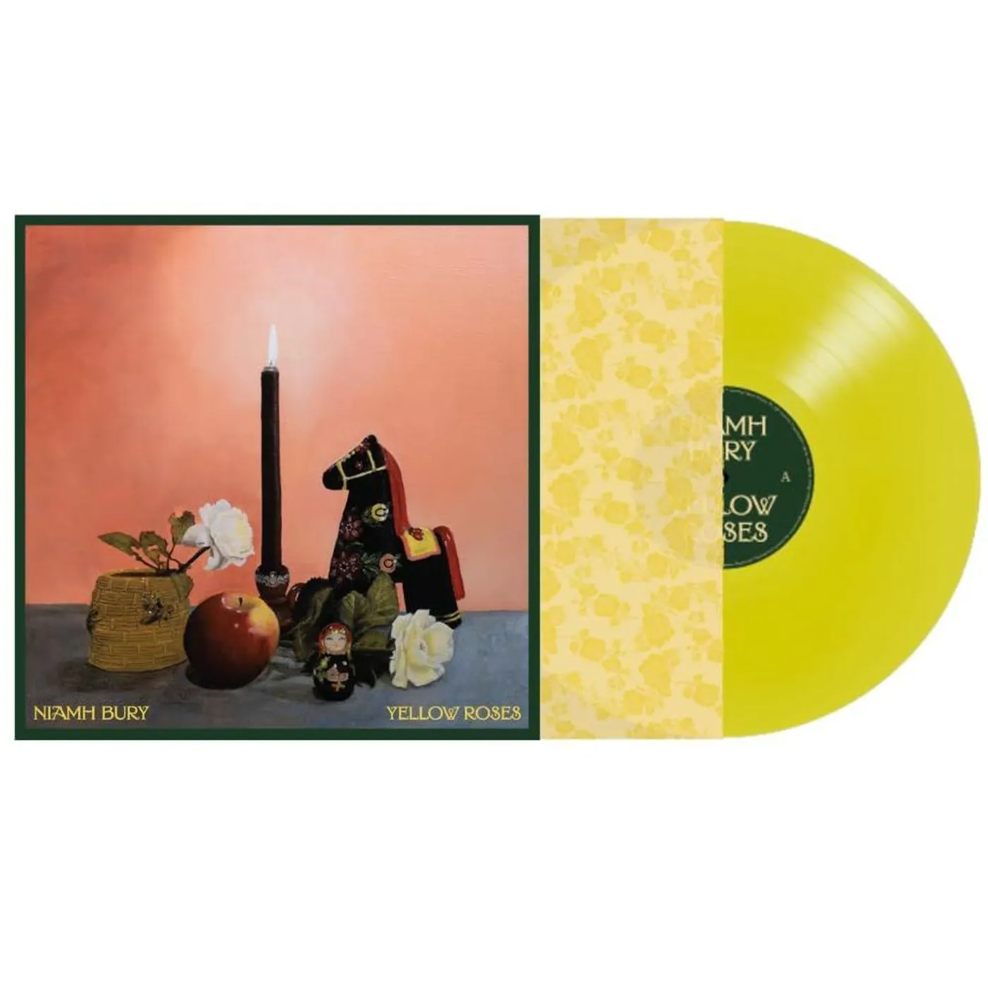Niamh Bury Yellow Roses (Yellow) Vinyl Record