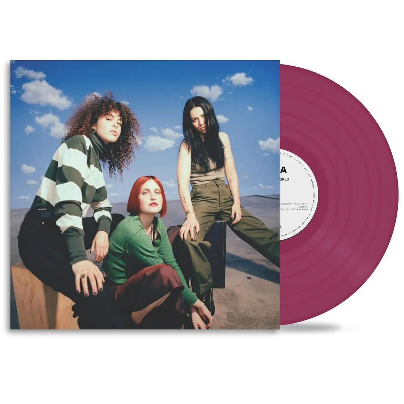 MUNA Saves The World (Raspberry) Vinyl Record