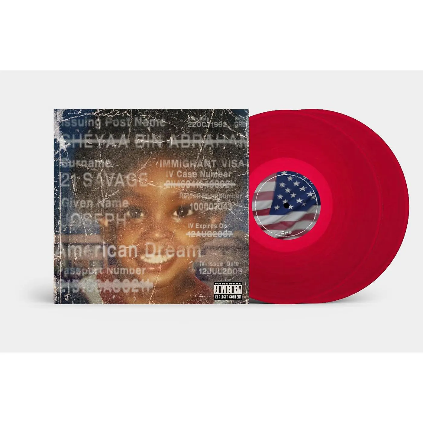 21 Savage American Dream (Red/2LP) Vinyl Record